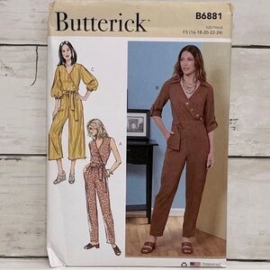⭐️5 for $28⭐️ NEW Butterick B6881 Sewing Patterns PLUS SIZE UNCUT